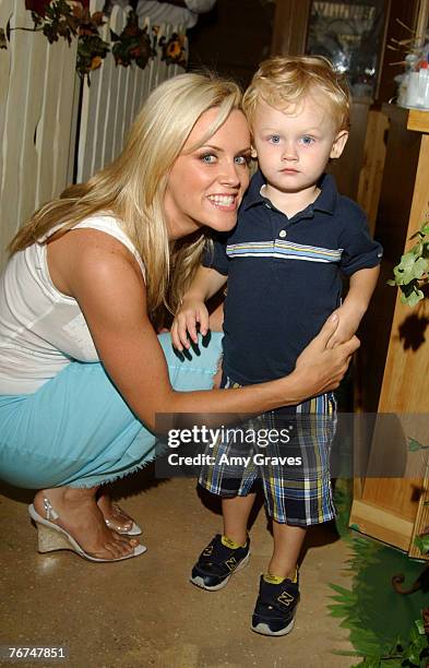 Jenny McCarthy and son Evan Asher