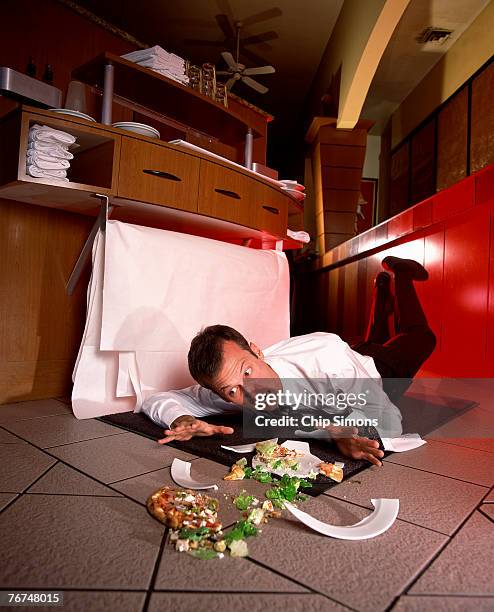 Fallen Over Table 325 Waiter Fall Stock Photos, High-Res Pictures, and Images - Getty Images
