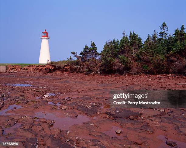 Point Prim Lighthouse Rocks Point Prim Lighthouse Photos and Premium High Res Pictures - Getty Images