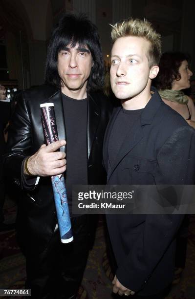 Mark Ramone of The Ramones and Tre Cool of Green Day