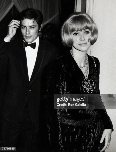 Alain Delon and Mireille Darc