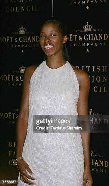 Singer Jamelia arrives for the Moet Mirage party at the Opera Holland Park on September 16, 2007 in London, England.