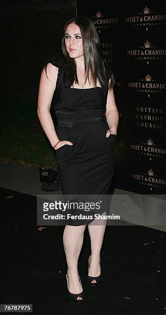 Sandi Thom arrives for the Moet Mirage party at the Opera Holland Park on September 16, 2007 in London, England.