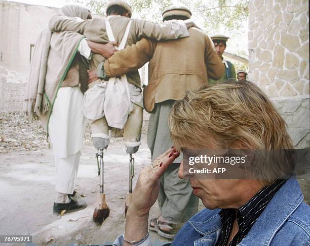 Nobel Prize laureate Jody Williams of USA attends Oslo Landmine Week conference, 17 September 2007, on the occasion of the 10th anniversary of key...