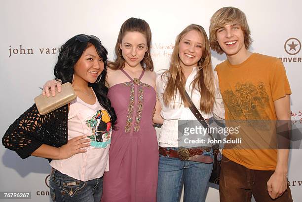 Mallory Low, Brittany Curran, Emily Osment and Cody Linley
