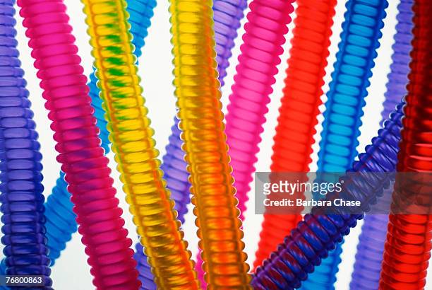 bendy straws - bendy straw stock pictures, royalty-free photos & images