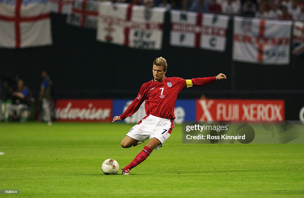 David Beckham of England