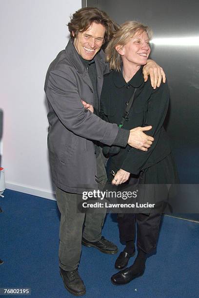 Willem Dafoe and wife Elizabeth LeCompte