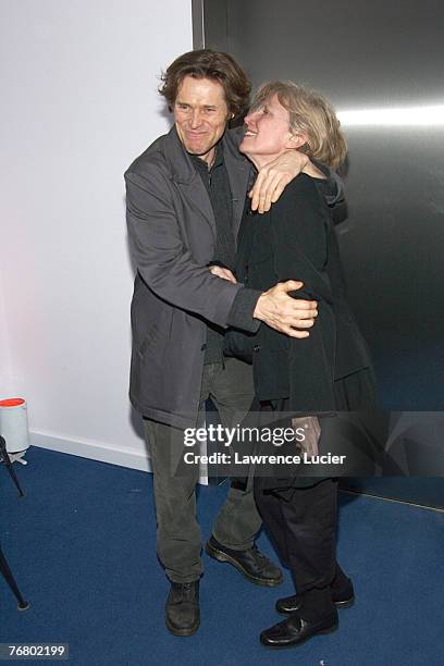 Willem Dafoe and wife Elizabeth LeCompte