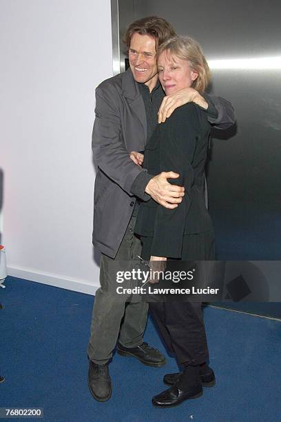 Willem Dafoe and wife Elizabeth LeCompte