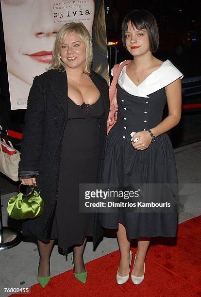 Producer Alison Owen and her daughter, singer Lily Allen