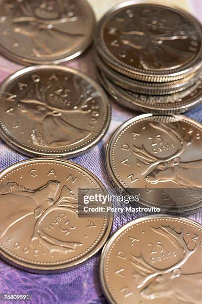 Canadian Coin Stack 126 Canadian Coins Stacked Stock Photos, High-Res Pictures, and Images ...