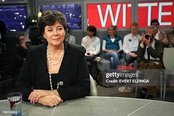 Dutch former immigration minister Rita Verdonk attends the late night of show Pauw en Witteman 17 September in Amsterdam. Verdonk, who was dismissed...
