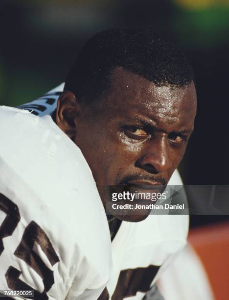 Barry Redden, Running Back for the Cleveland Browns during the American Football Conference Central game against the Kansas City Chiefs on 30...