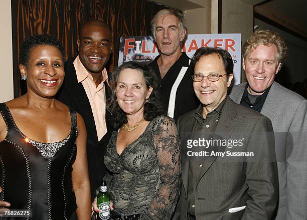 Executive director of IFP Michelle Byrd, actor Eric L. Abrams, producer Maggie Renzi, Filmmaker John Sayles, chair of IFP Ira Deutchman and founding...