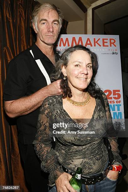 Filmmaker John Sayles and producer Maggie Renzi attend the after-party for the opening night of "Honeydripper" at Providence September 17, 2007 in...