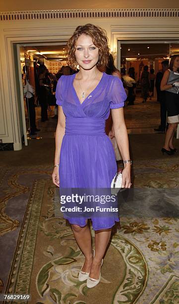 Emma Griffiths attends the TV Quick and TV Choice Awards at the Dorchester Hotel on September 03, 2007 in London.
