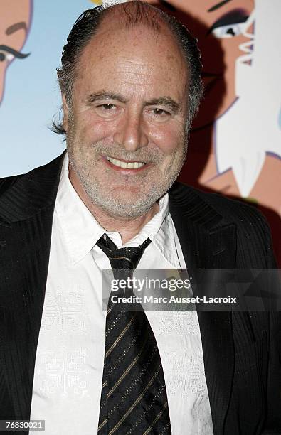 Michel Delpech attends the premiere of the Denys Arcand's film 'L' Age des tenebres' on September 17, 2007 in Paris, France.