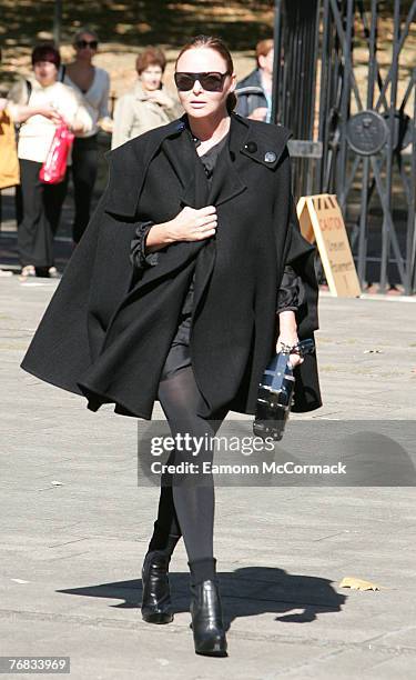 Stella McCartney attends the Isabella Blow Memorial Service at Guards Chapel on September 18, 2007 in London, England.