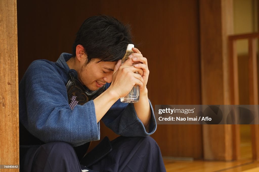 Kendo Fencer Resting