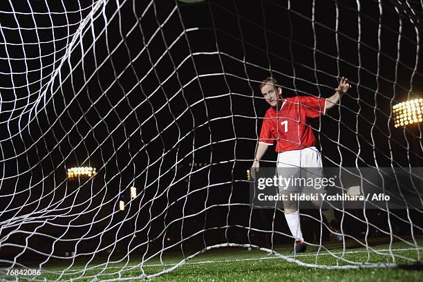 Waving Net 411 Soccer Net Night Stock Photos, High-Res Pictures, and Images ...