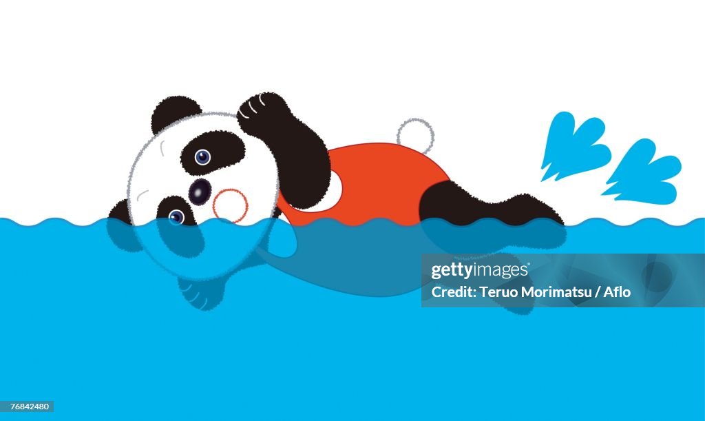 Female Panda Freestyle Swimmer