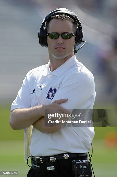 Of the Northwestern Wildcats of the Nevada Wolf Pack on September 8, 2007 at Ryan Field at Northwestern University in Evanston, Illinois.