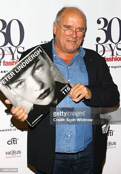 Photographer Peter Lindbergh attends the "30 Days Of Fashion" event hosted by Hearst Magazines at Hearst Tower on September 18, 2007 in New York City.