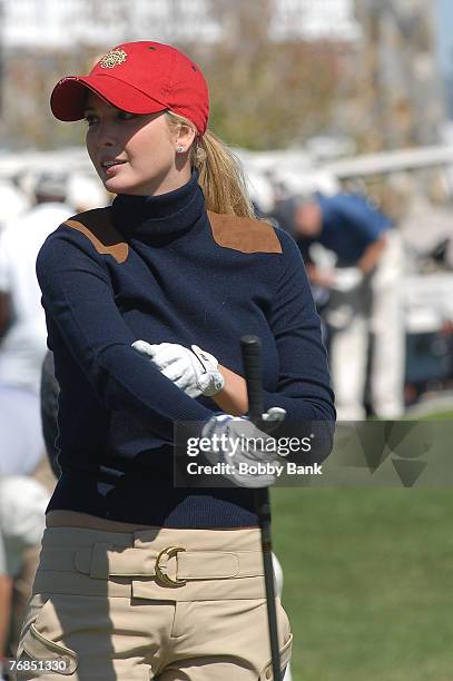 Ivanka Trump at The Eric Trump Foundation Golf Invitational at Trump National Golf Club September 18, 2007 in Briarcliff Manor, New York.