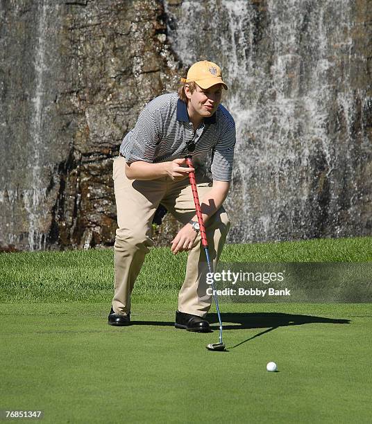 Eric Trump hosting The Eric Trump Foundation Golf Invitational at Trump National Golf Club September 18, 2007 in Briarcliff Manor, New York.