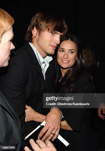 Ashton Kutcher and Demi Moore