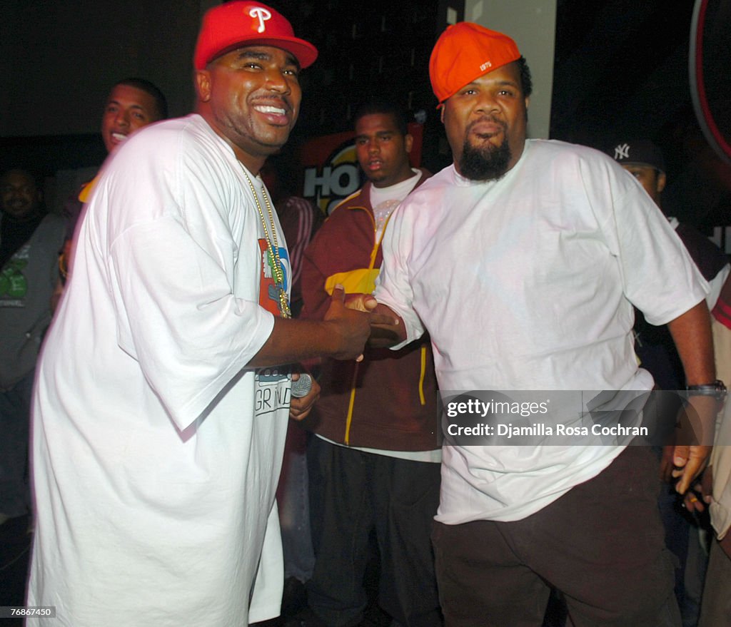E And Fat Man Scoop Attend AllHipHop Breeding Ground Showcase And e-and-fat-man-scoop-attend-allhiphop-breeding-ground-showcase-and