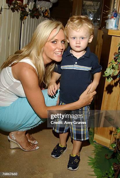 Jenny McCarthy and son Evan Asher