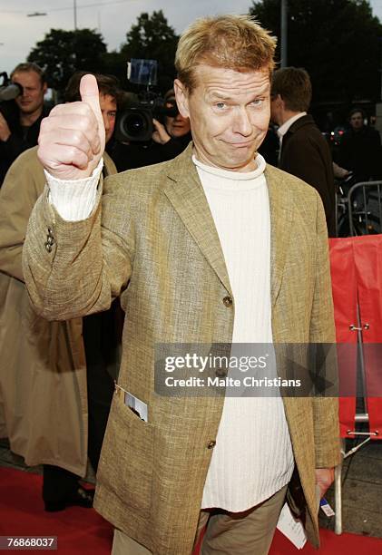 Achim Reichel arrives at the premiere of The Edge of Heaven at the Cinemaxx on September 19, 2007 in Hamburg, Germany.