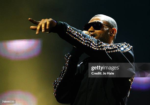 Singer-Songwriter Kano performs at the Music of Black Origin Awards at the O2 Arena Greenwich on September 19, 2007 in London, England.