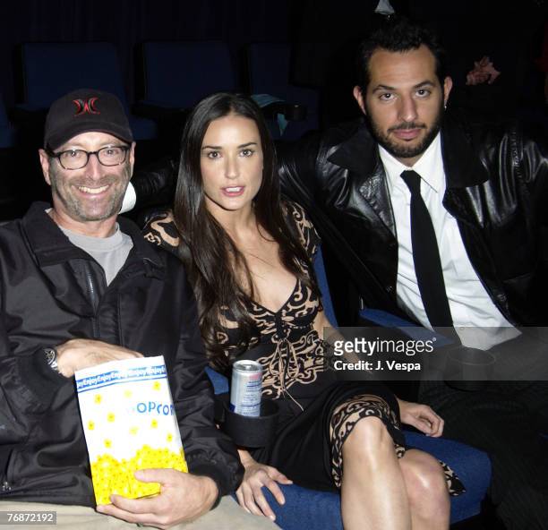 Herb Ritts, Demi Moore and Guy Oseary