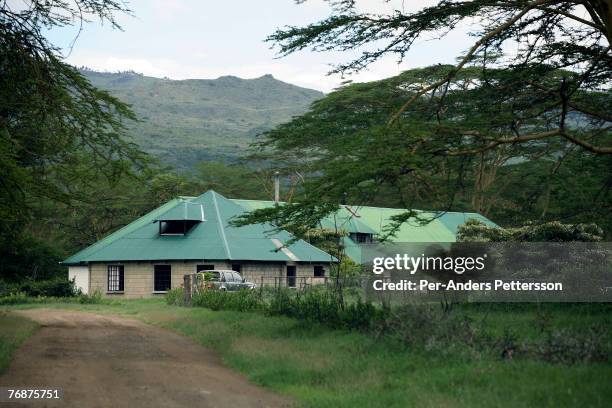 The house occupied by Tom Cholmondely on December 13, 2006 on Soysambu farm, Kenya. The 55,000-acre farm is owned by Delameres, the descendants of...