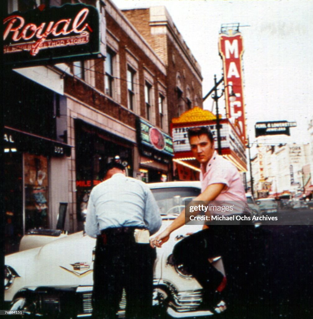 Elvis Presley Gets A Ticket