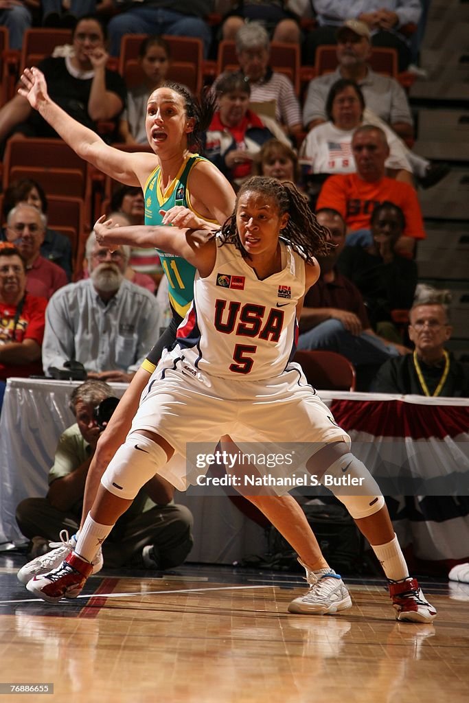Australia v USA Exhibition Game