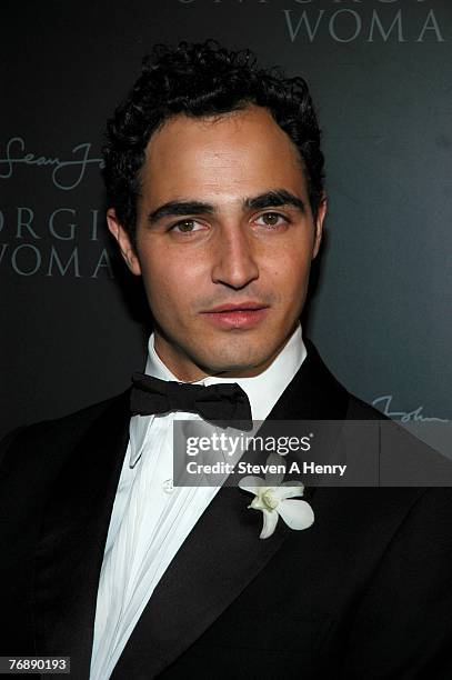 Designer Zac Posen attends the launch of Sean "Diddy" Combs' new scent "Unforgivable Woman" at The House of Unforgivable on September 19, 2007 in New...