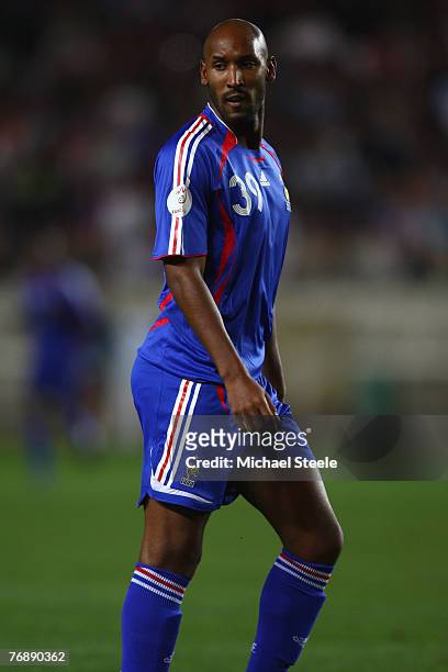Nicolas Anelka of France during the Euro 2008 Group B qualifying match between France and Scotland at the Parc de Princes on September 12th,2007.