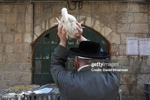 Kaparot Ritual Kaparot Ceremony Performed In Israel Photos and Premium High Res ...