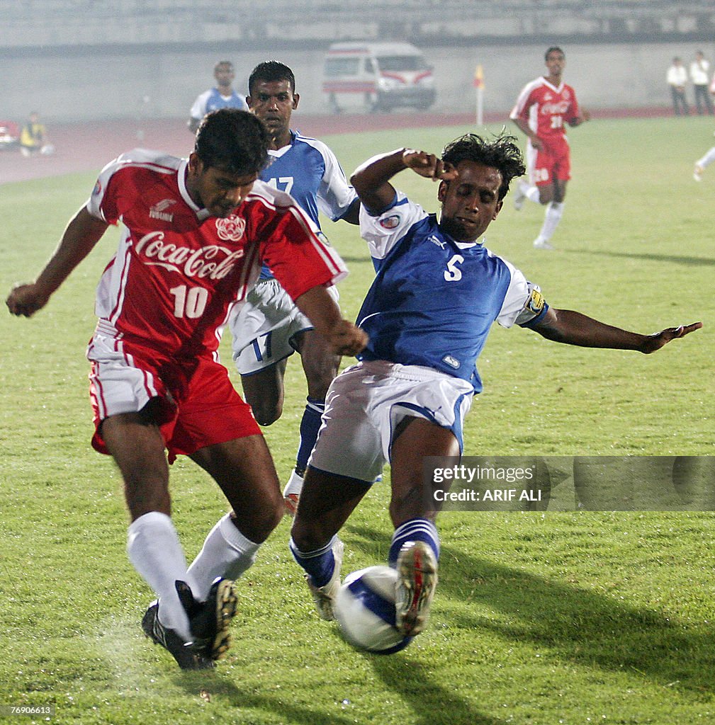 Pakistani football team player Imran Hus