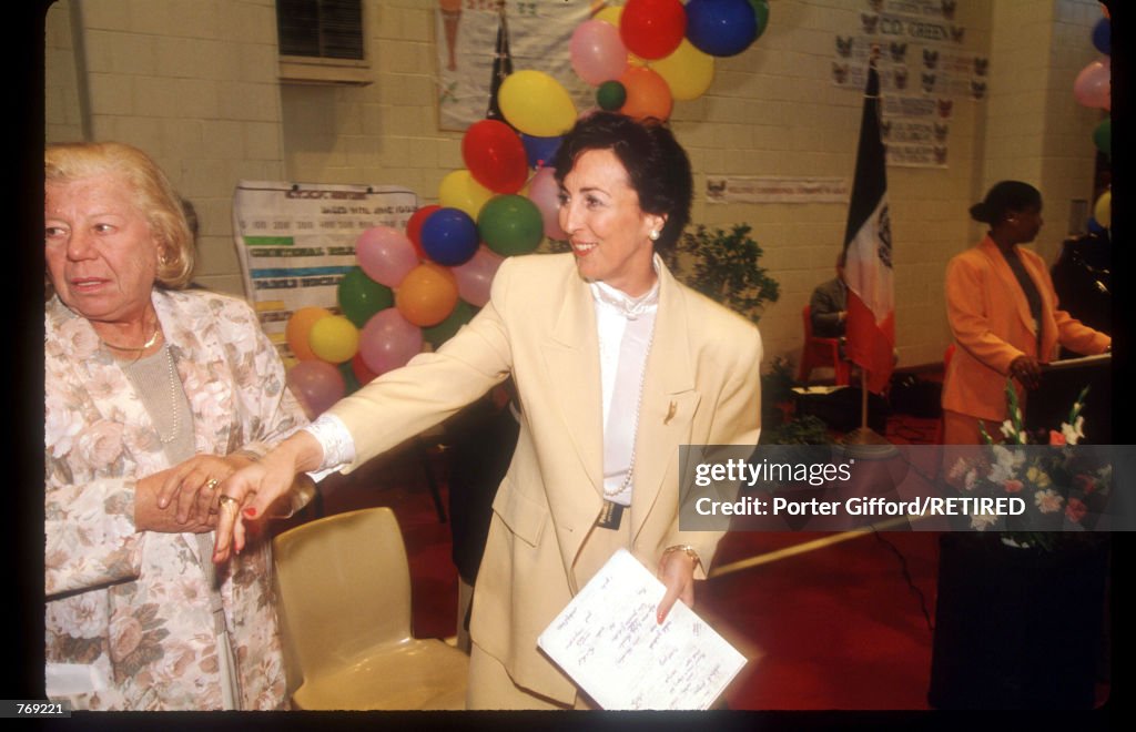 Catherine Abate Attends Graduation Ceremony On Rikers Island In New York City