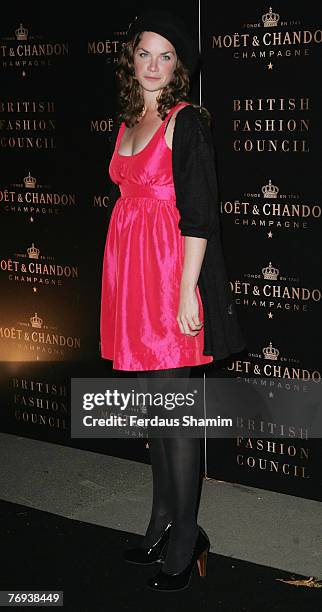 Ruth Wilson arrives for the Moet Mirage party at the Opera Holland Park on September 16, 2007 in London, England.