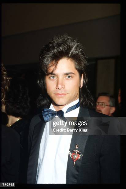 Actor John Stamos attends a Starlight Foundation benefit gala February 19, 1988 in Los Angeles, CA. The Foundation grants wishes and provides...