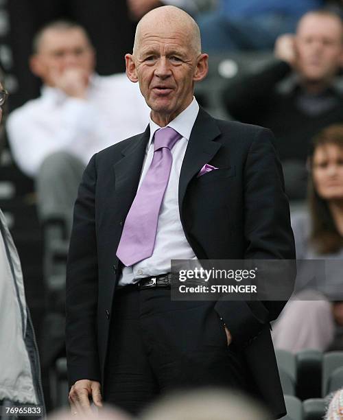 West Ham's Eggert Magnusson watches as his team play against Newcastle in Newcastle, 23 September 2007. AFP PHOTO Lindsey Parnaby Mobile and website...