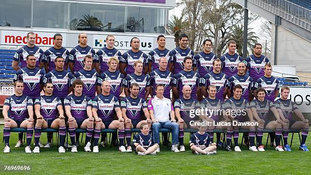 Melbourne Storm Roster 43 Melbourne Storm Recovery Session Team Photo Photos & High Res ...