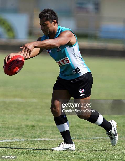 David Raffen Adelaide 231 Port Adelaide Power In 2007 Stock Photos, High-Res Pictures, and ...