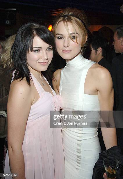 Keira Knightley and Emily Barclay